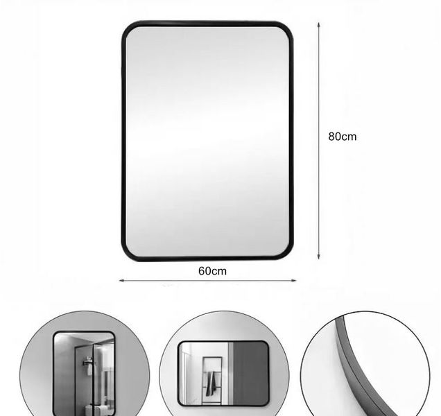 Lustro LOFT 60x80cm złote FX-05 ścienne łazienkowe do salonu sypialni loftowe Industrialne minimalistyczne zdjęcie 9