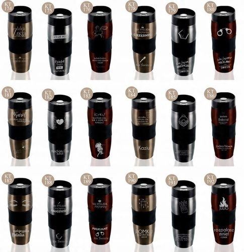 KUBEK TERMICZNY Z GRAWEREM prezent dla strażaka na Arena.pl