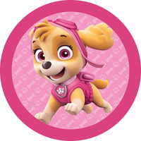 Opłatek na tort PAW Psi Patrol Pies Pieski Marshall Rubble Rocky Skye Zuma