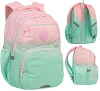 CoolPack plecak szkolny młodzieżowy Pick Gradient Strawberry miętowy róż