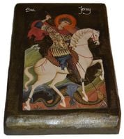 Ikona Święty Jerzy patron rycerzy, żołnierzy