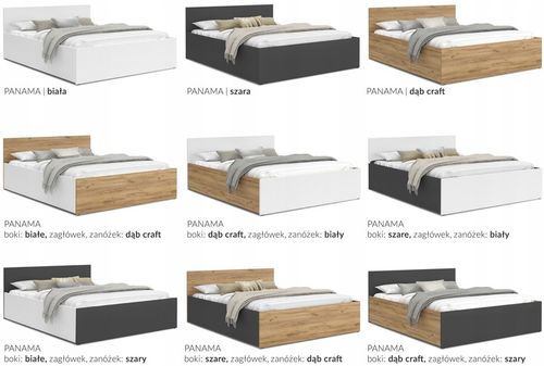 Łóżko 140x200 + materac podnoszone PANAMA PM na Arena.pl