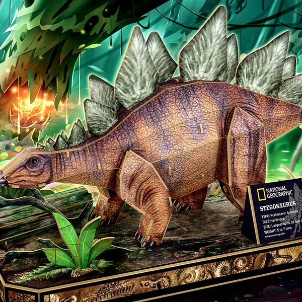 Puzzle 3D National Geographic Stegozaur 0541 zdjęcie 4