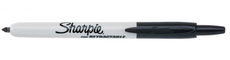 Marker Sharpie Rt Czarny Automatyczny Permanentny zdjęcie 3