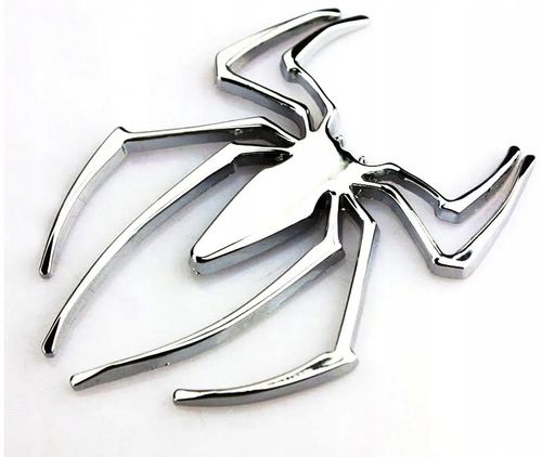 Emblemat 3D Spider Man Pająk Tuning Chrom Ozdoba do Auta na Deskę Znaczek na Arena.pl