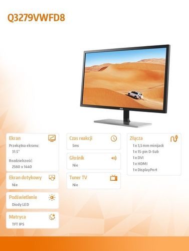 Monitor 31.5 Q3279VWFD8 IPS DVI HDMI DP na Arena.pl