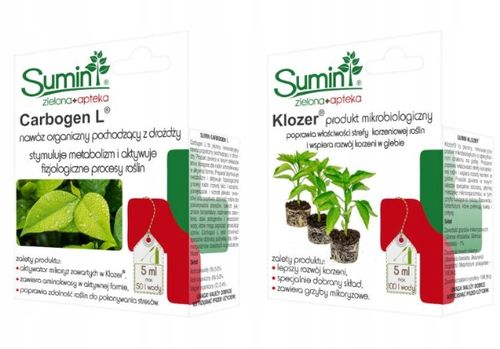 Neemazal 1x3ml Klozer & Carbogen 2x5ml oprysk preparat środek na ziemiórki na Arena.pl