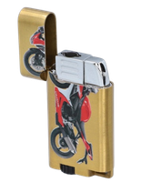 Zapalniczka Żarowa Gazowa Metalowa z Regulacją Płomienia ''Czerwony Motor''