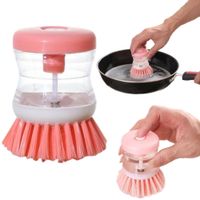 Szczotka dozownik pojemnik na płyn do mycia naczyń myjka kuchenna