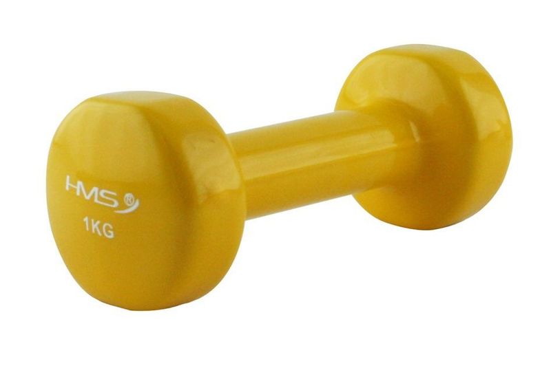 Hantla żeliwna pokryta winylem HMS 1 kg zdjęcie 1