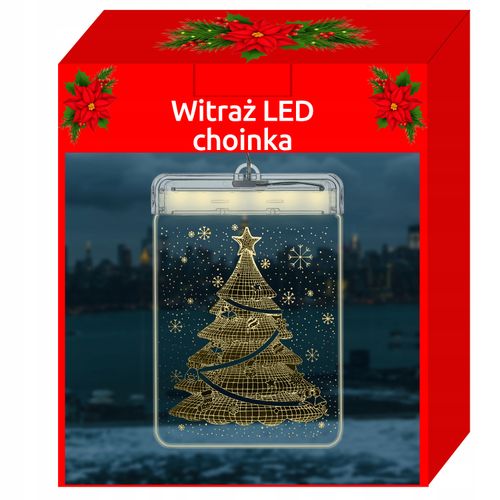 Witraż LED 3D- choinka na Arena.pl