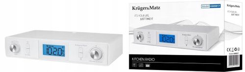 Radio Kuchenne Bluetooth Lcd Fm Podwieszane Km0817 na Arena.pl
