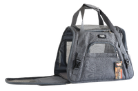 Transporter dla kota psa do 7 kg szary torba PETVENTURE 45x25x34cm