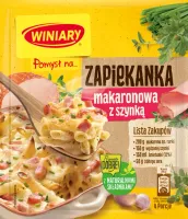 WINIARY POMYSŁ NA ZAPIEKANKĘ MAKARON Z SZYNKĄ 35G