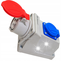 GNIAZDO SIŁOWE STAŁE KOMBI 16/4P + 16/230V IP44 ELEKTROMET GSC 16/4 921841