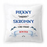 Poduszka Dla Boksera Na Urodziny Prezent Z Nadrukiem Ze Zdjęciem