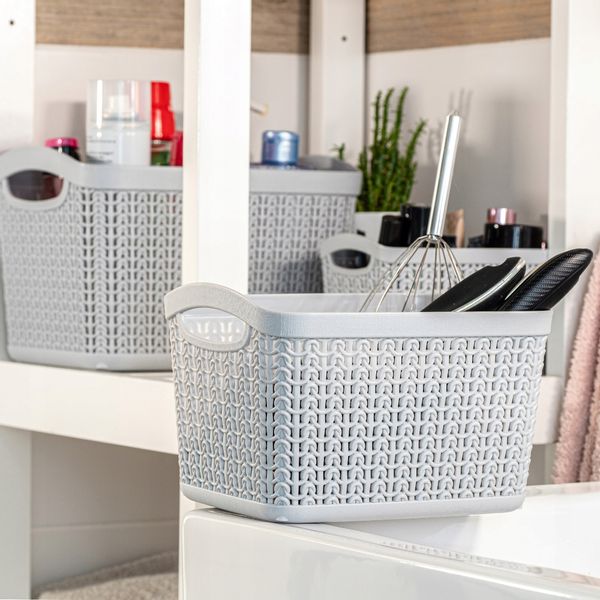 KOSZYK POJEMNIK PUDEŁKO PLASTIK KOSZ 3,3L KOLORY zdjęcie 6