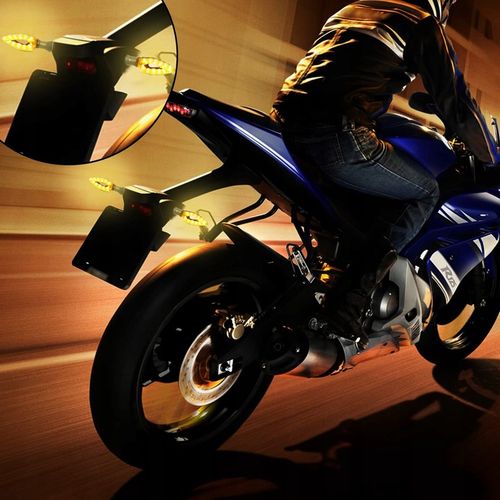 Kierunkowskazy kierunki MOTOCYKLOWE STRZAŁKI 12 LED 4 szt KOMPLET MIGACZE na Arena.pl