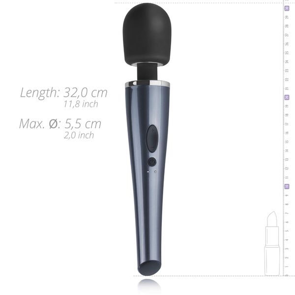 Black Lightning Wand Vibrator zdjęcie 11