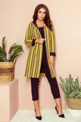 Sweter  Kardigan Model 218-2 Warkocz Honey - Numoco  M na Arena.pl