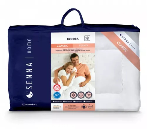 Kołdra zimowa 160x200 CLASSIC TERMO Biała Senna Home na Arena.pl