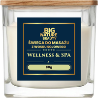Świeca sojowa do masażu WELLNESS i SPA 80g