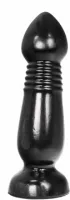 all black model 27,5 cm - anatomiczny kształt świeczki, czarny