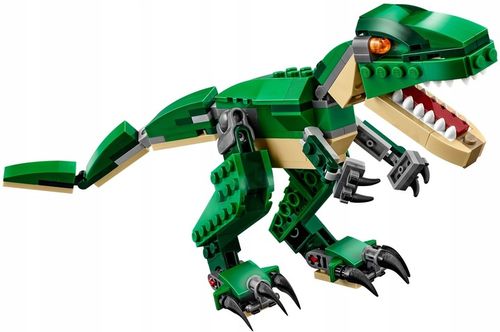LEGO CREATOR 31058 Dinozaury Model Tyranozaur T-REX 3w1 + TORBA PREZENTOWA na Arena.pl