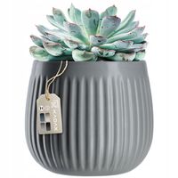 KADAX Doniczka Ceramiczna Osłonka 14cm Szara