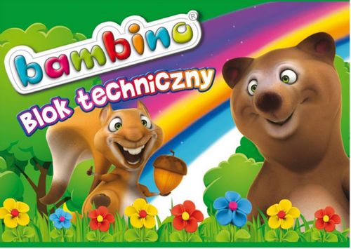 Blok techniczny BAMBINO A4, 10 kartek na Arena.pl