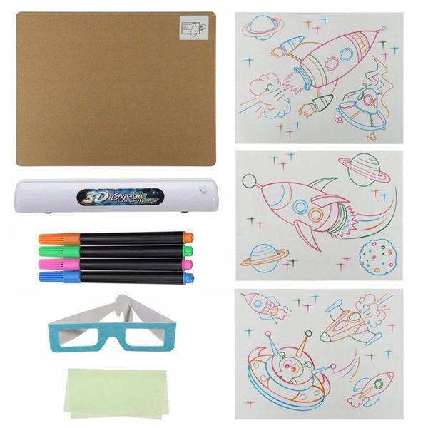 Tablica magiczna do rysowania dla dzieci 3D zdjęcie 1