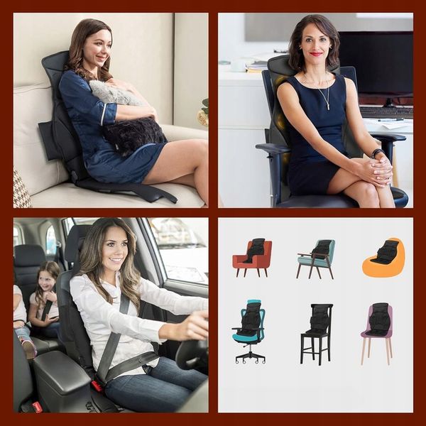 Mata masująca masażer wibracyjny do pleców ciała karku kręgosłupa szyi zdjęcie 8