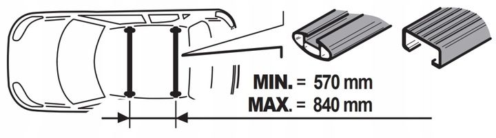 Box dachowy bagażnik Inter Pack Stella 440 czarny mat zdjęcie 4