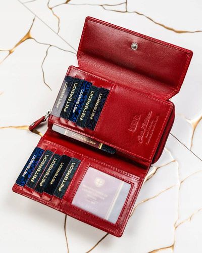 zestaw prezentowy: duży, skórzany portfel i brelok - peterson na Arena.pl