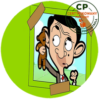 Opłatek na tort Jaś Fasola