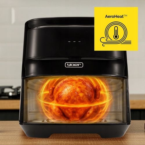 Frytkownica beztłuszczowa 6L Air Fryer Yoer 1700W +Separator +12 na Arena.pl