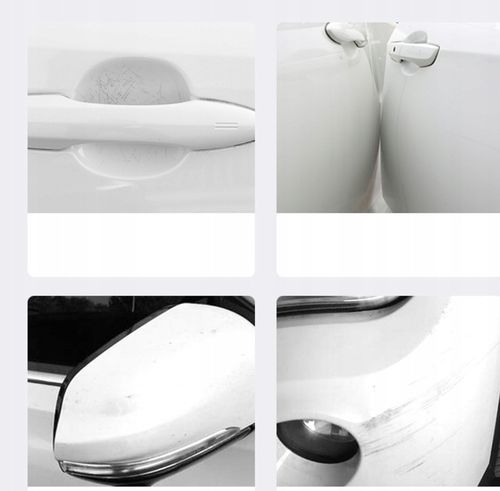 Przezroczyste Naklejki Pod Klamki drzwi samochodu NISSAN z Logo 8 szt na Arena.pl