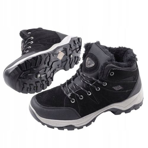 CZARNE BUTY SPORTOWE MĘSKIE ZIMOWE OCIEPLANE ŚNIEGOWCE TRAPERY DLA na Arena.pl