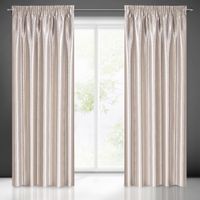 Zasłona gotowa na taśmie EBRU 135x270 Eurofirany beżowa + złota