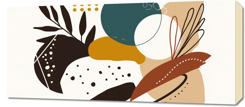 Obraz 90x40cm Kwiatowy Kalejdoskop zdjęcie 1