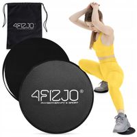 DYSKI POŚLIZGOWE PODKŁADKI KÓŁKA SLIDERY FITNESS ĆWICZENIA PILATESU 2