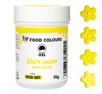 BARWNIK SPOŻYWCZY W ŻELU - 35g - ŻÓŁTY JASNY