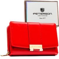 portfel damski eko ptn 0015-bh-9396 red