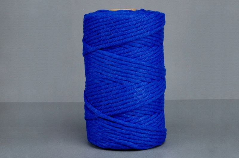 SZNUREK bawełniany niebieski 5mm 100m zdjęcie 3