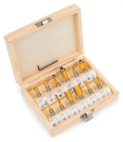 Frezy KSZTAŁTOWE Do Drewna 12 EL Frez Do Frezarki zdjęcie 5