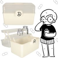 ORGANIZER POJEMNIK NA LEKARSTWA LEKI APTECZKA DO PRZECHOWYWANIA