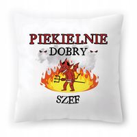 Poduszka Dla Szefa Szefunia Na Urodziny Prezent Z Nadrukiem Ze Zdjęciem