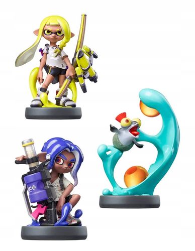 Figurka Nintendo Amiibo Splatoon Octoling 3 Pack Inkling Smallfry na Arena.pl
