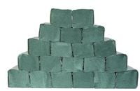 RĘCZNIK PAPIEROWY ZZ X 1W ZIELONY 4000szt. LISTKI MAKULATUROWY - MB SERVICE