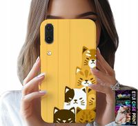 ETUI DO HUAWEI P20 - LOVE CAT, WZORY Z KOTAMI, CASE + SZKŁO